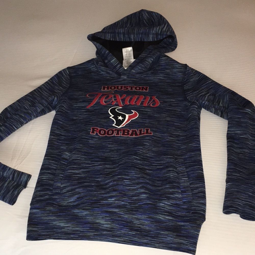 New Youth Kids Houston Texans NFL football Hoodie hooded sweatshirt L NWOT